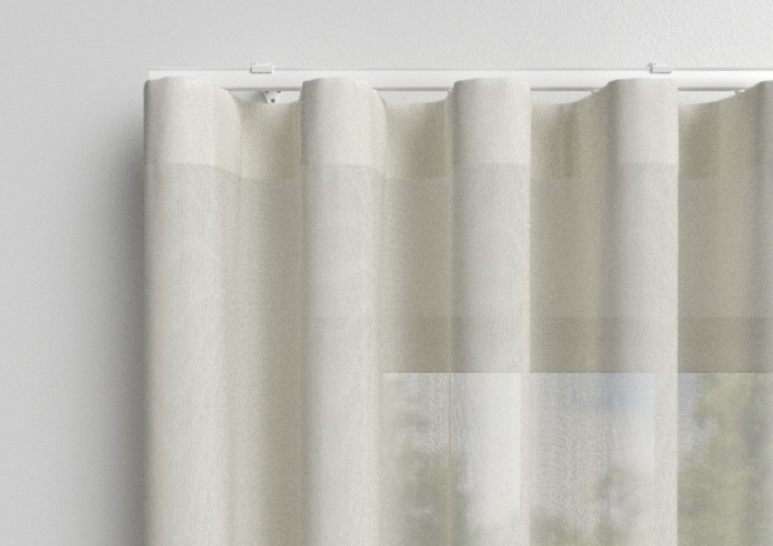 Pavia Voile, White Primrose - Made to Measure Curtains - Image 13